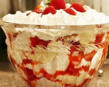 Southern Strawberry Pineapple Punch Bowl Cake