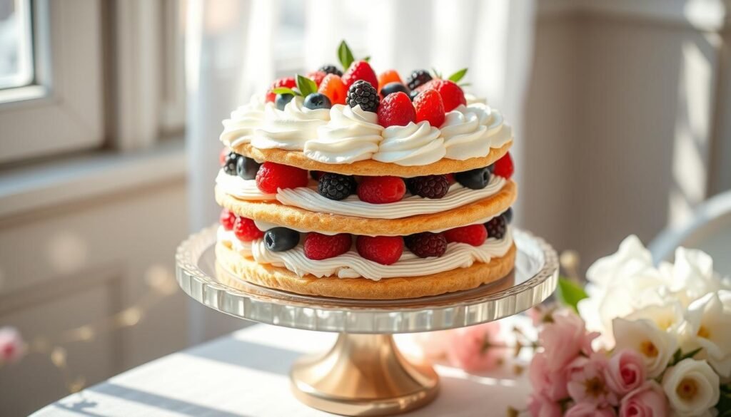 Light and Fluffy Chantilly Cake