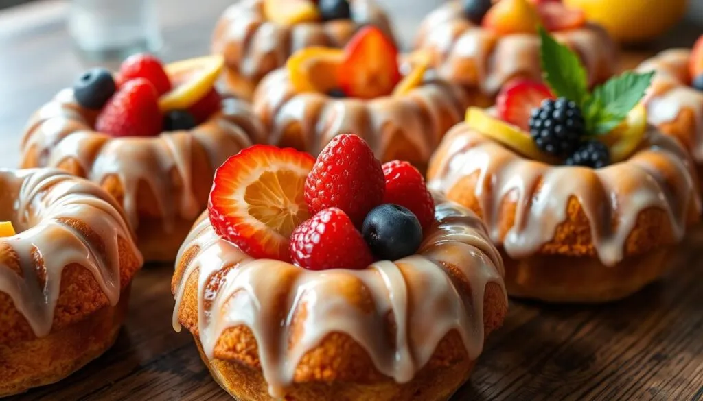 fruit-filled bundt cakes
