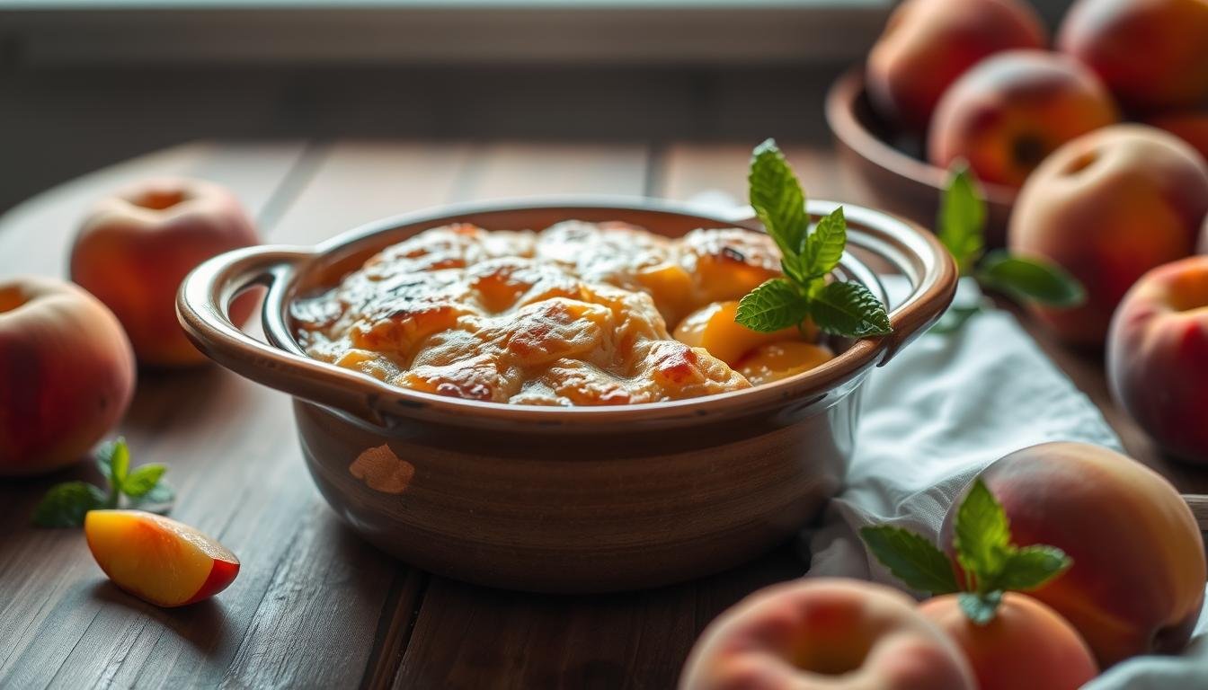 peach cobbler recipe with cake mix