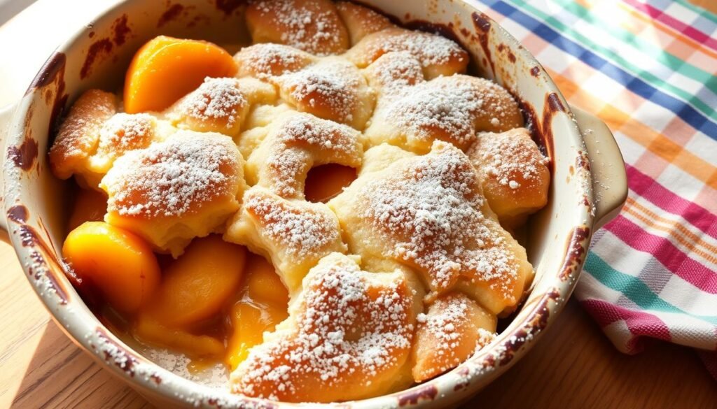 peach cobbler with cake mix