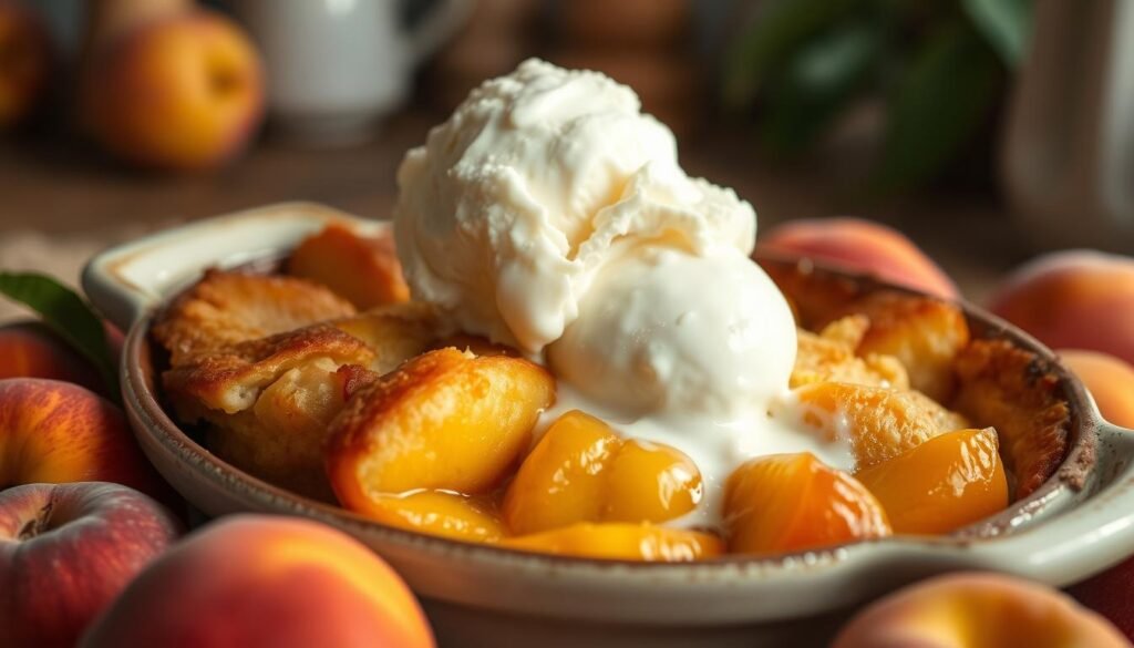 peach cobbler with cake mix