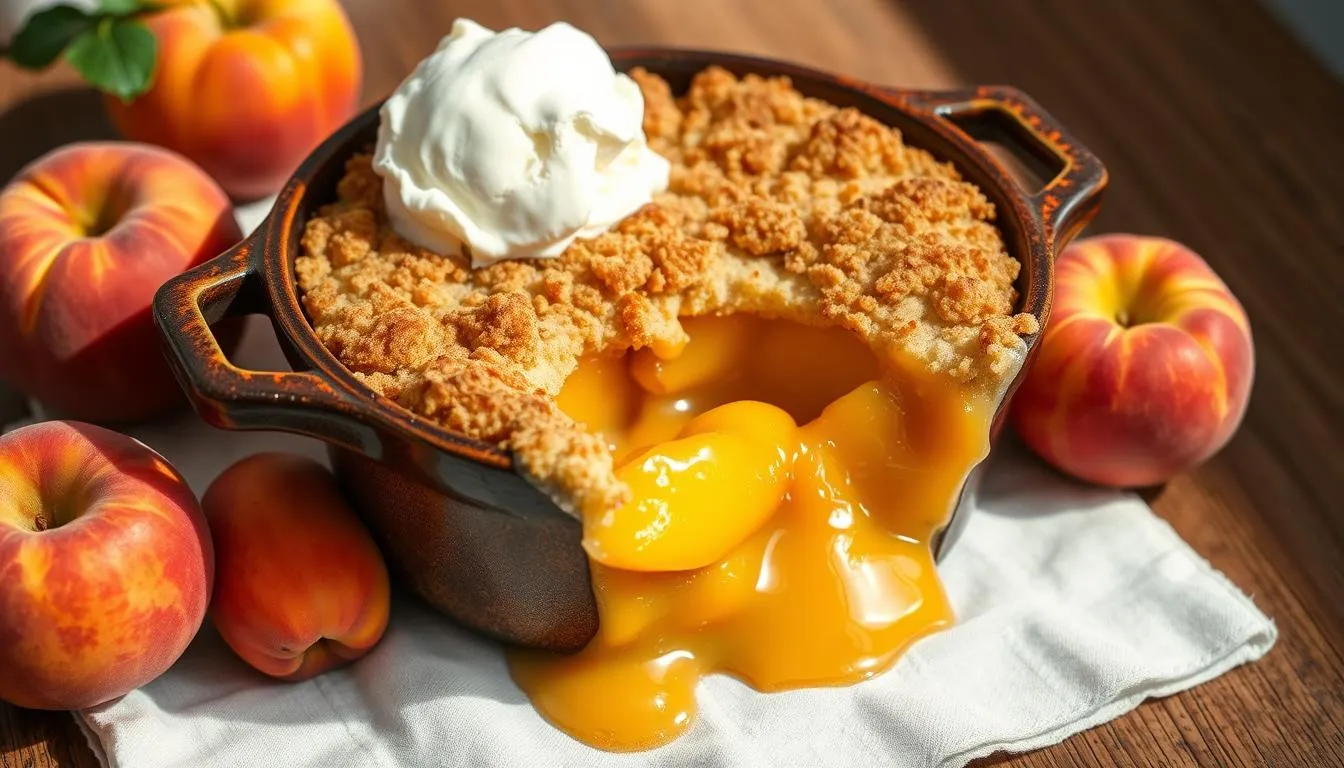 peach cobbler with cake mix recipe