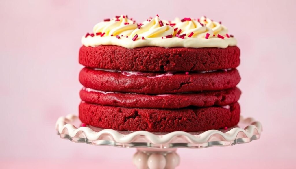 Red Velvet Cookie Cake