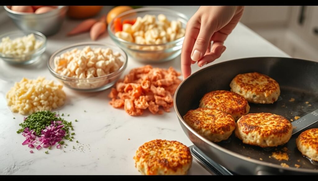 crab cake preparation