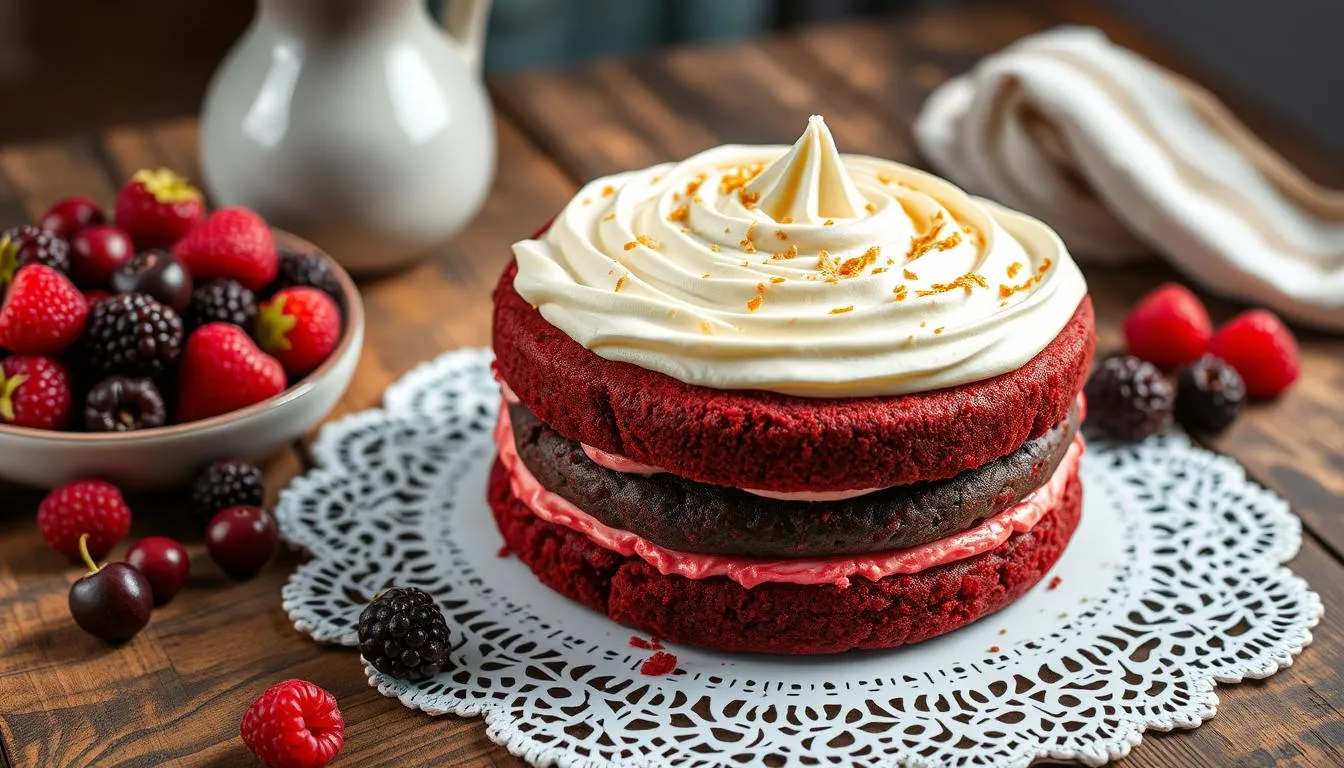 red velvet cookie cake recipe