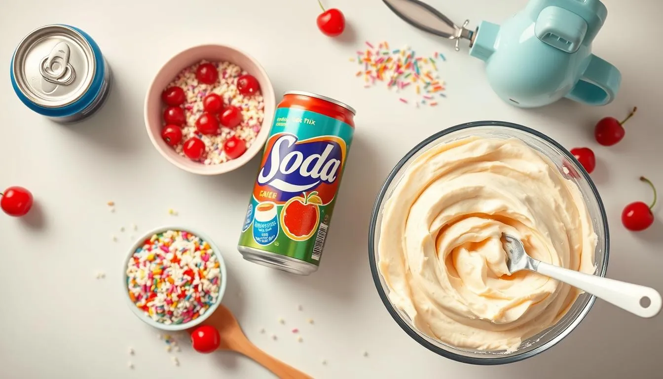 soda and cake mix recipe card