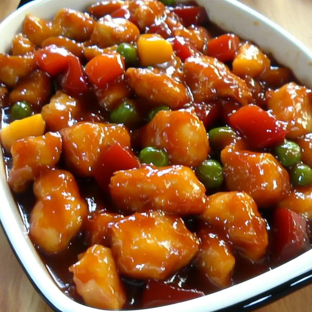 Baked Sweet and Sour Chicken