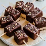 Homemade Chocolate-Covered Ice Cream Bars