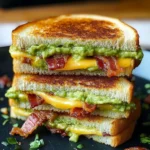 Bacon Guacamole Grilled Cheese