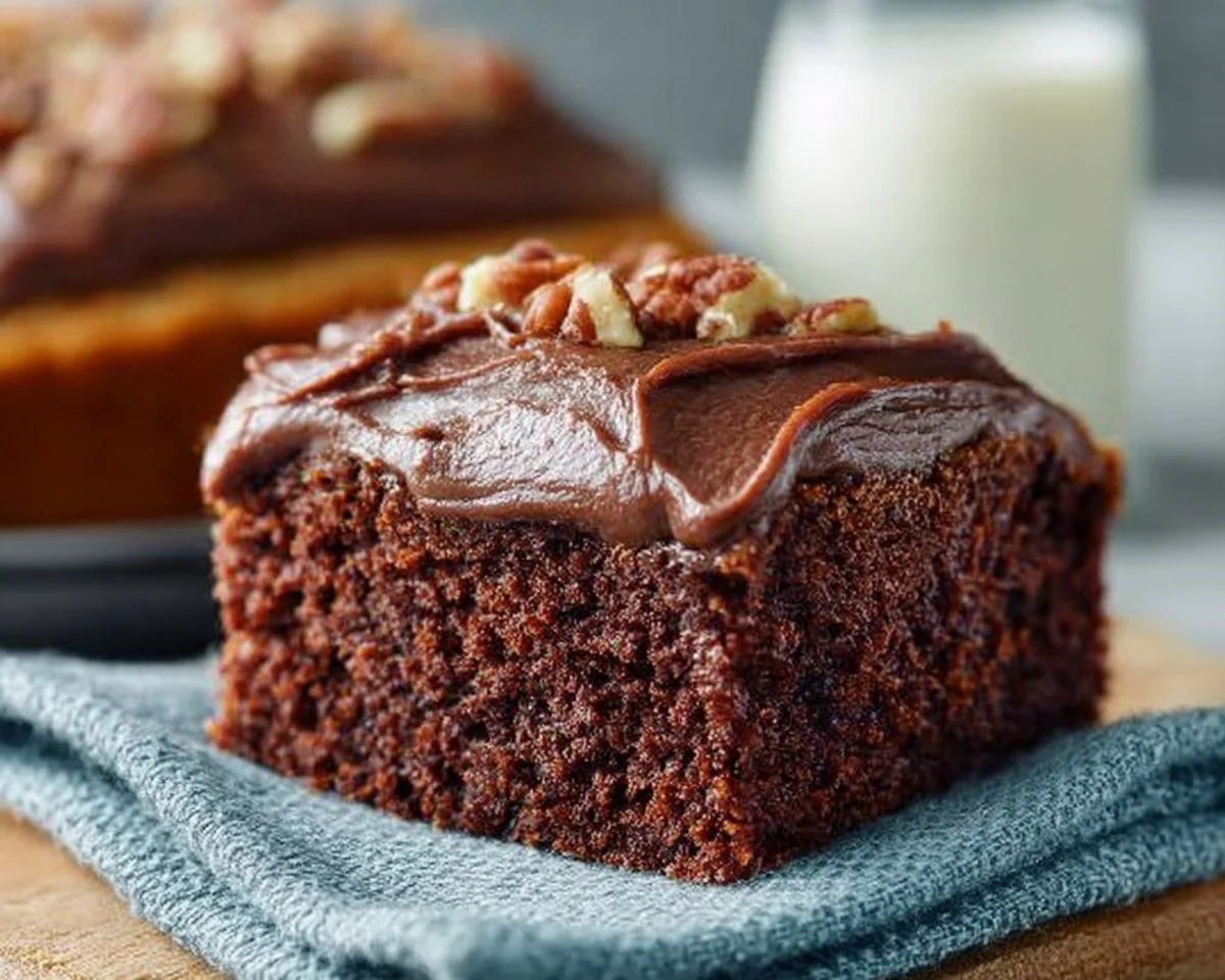 Chocolate Buttermilk Cake with Frosting