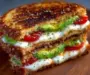 Avocado, Mozzarella, and Tomato Grilled Cheese