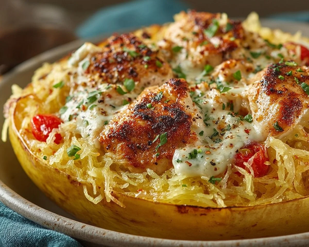 Chicken Spaghetti Squash