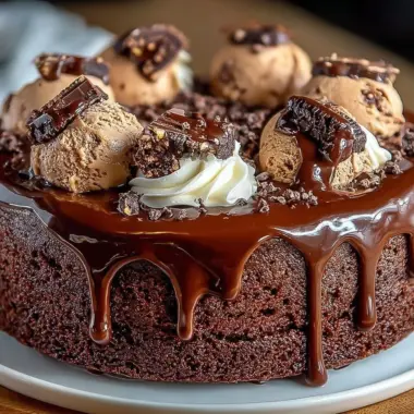 Delicious Choco Supernova Cake with rich chocolate layers and decorative frosting