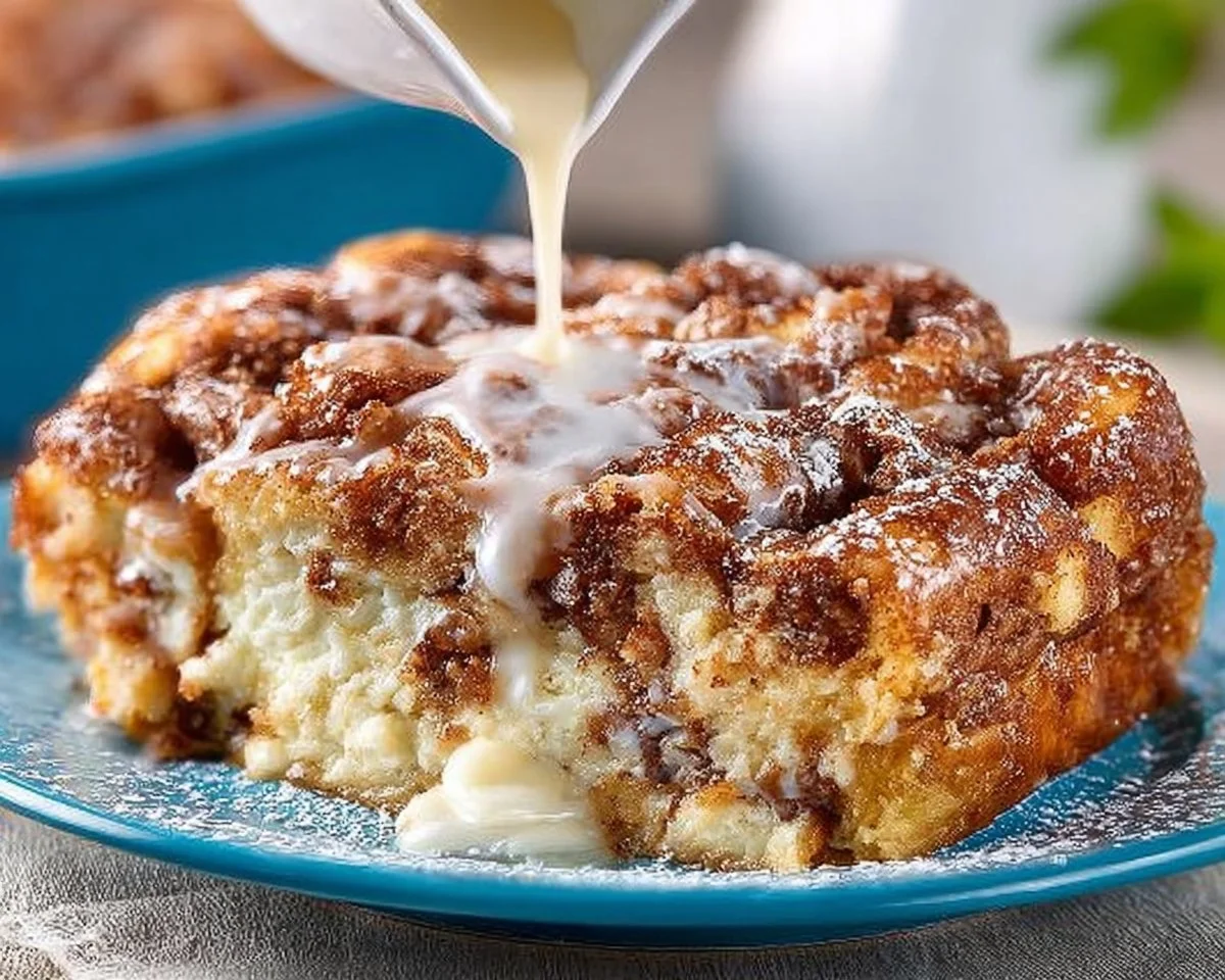 Cinnamon Roll French Toast Casserole