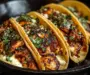 Garlic Butter Honey BBQ Chicken Tacos