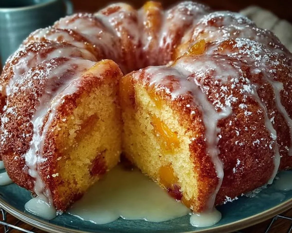 Georgia Peach Pound Cake