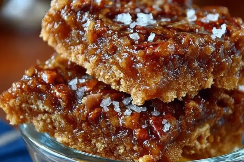 Delicious homemade Graham Cracker Toffee Bars on a plate