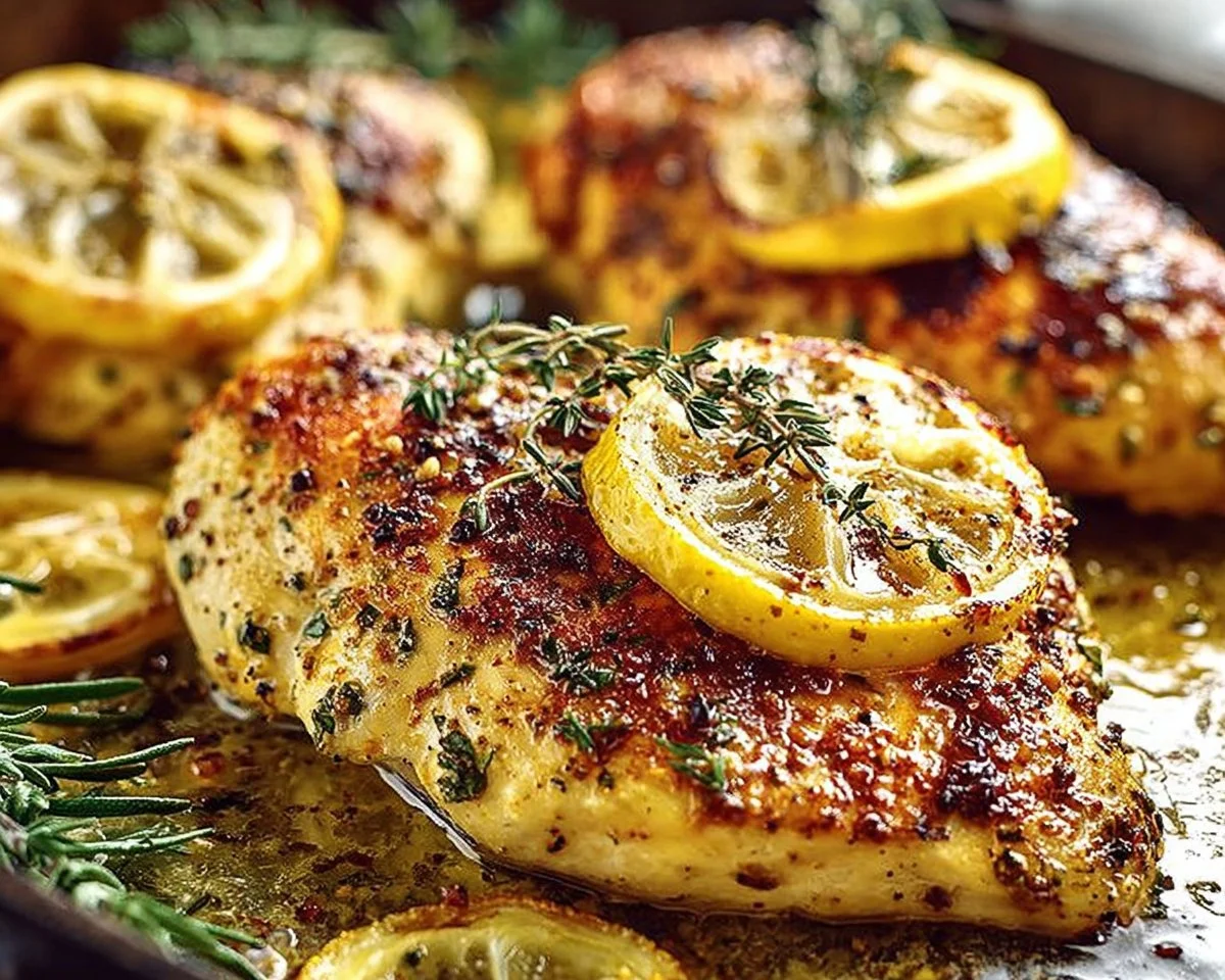 Healthy Baked Lemon Chicken