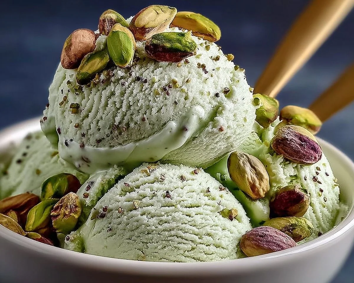 High Protein Pistachio Ice Cream