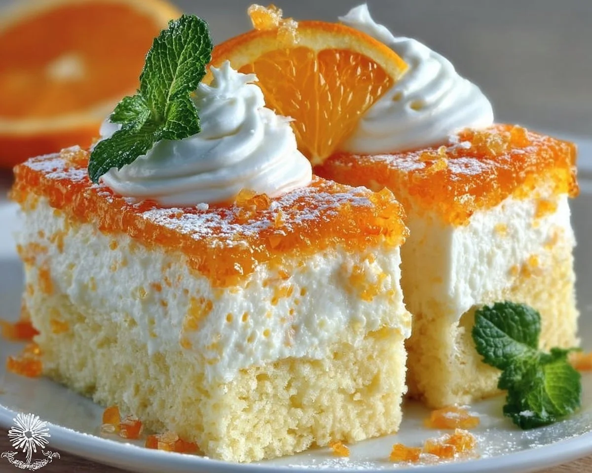Orange Dreamsicle Cake