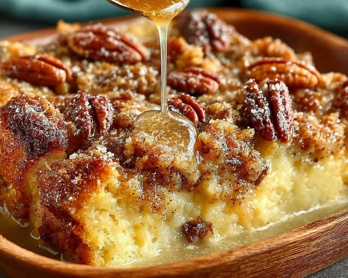 Pecan Pie Bread Pudding Without the Crust