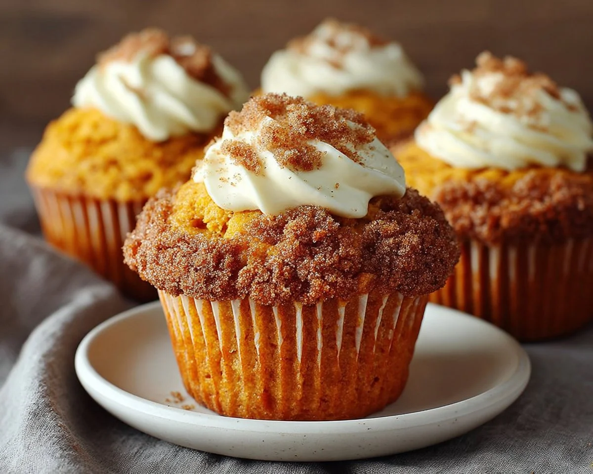 Pumpkin Cream Cheese Muffins