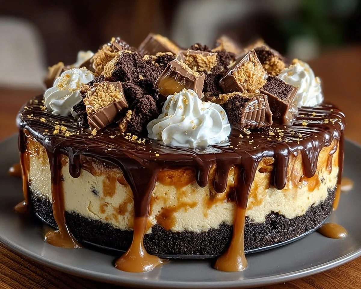 Reese's Radiant Rhapsody Cheesecake